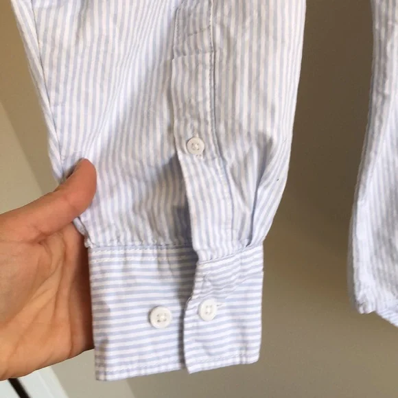 🎁10 for $100🎁 oversized poplin shirt - Picture 4 of 8